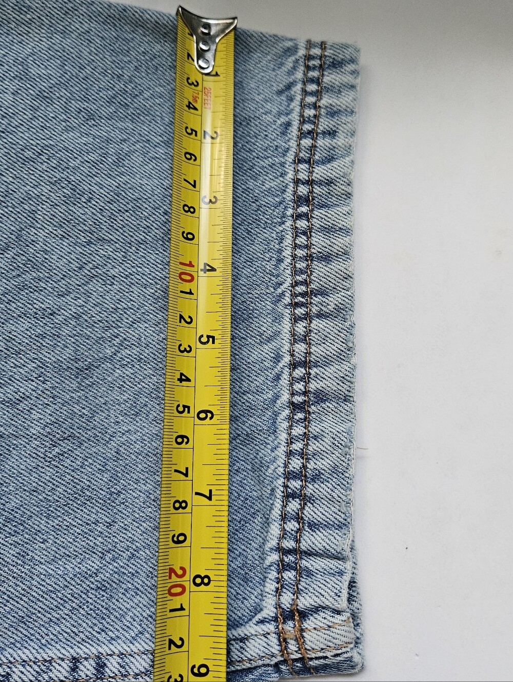 NWT Zara Relaxed Baggy Fit Years 13-14 in Light Blue Denim Jeans - Picture 8 of 10